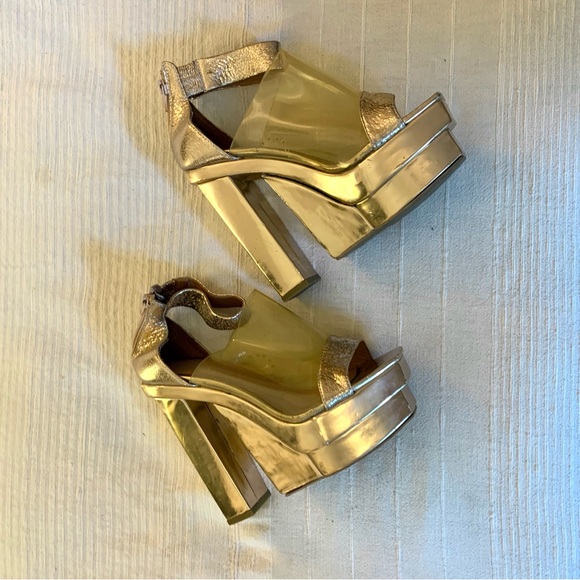Jeffrey Campbell platform disco heels - Picture 1 of 5